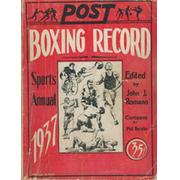 POST BOXING RECORD BOOK & SPORTS ANNUAL 1937