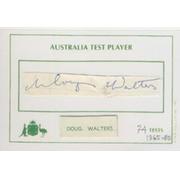 DOUG WALTERS (AUSTRALIA) CRICKET AUTOGRAPH