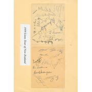 BRITISH LIONS RUGBY TOUR TO NEW ZEALAND 1959 AUTOGRAPHS