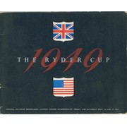 RYDER CUP 1949 (GANTON) SIGNED GOLF PROGRAMME