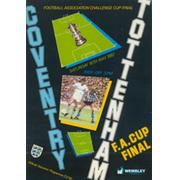COVENTRY CITY V TOTTENHAM HOTSPUR 1987 (F.A. CUP FINAL) FOOTBALL PROGRAMME