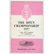 OPEN CHAMPIONSHIP 1957 (ST. ANDREWS) GOLF PROGRAMME