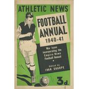 ATHLETIC NEWS FOOTBALL ANNUAL 1940-41