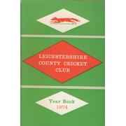 LEICESTERSHIRE COUNTY CRICKET CLUB 1974 YEAR BOOK