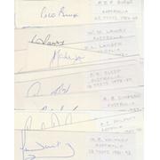 PETER PHILPOTT (AUSTRALIA) CRICKET AUTOGRAPH