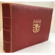 ARSENAL 1951 LEATHER PHOTOGRAPH ALBUM - PRESENTED TO CLUB DIRECTOR COMMANDER A.F. BONE