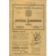 AMATEUR ATHLETIC ASSOCIATION HANDBOOK 1953