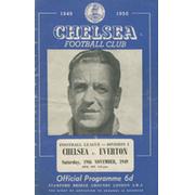 CHELSEA V EVERTON 1949-50 FOOTBALL PROGRAMME