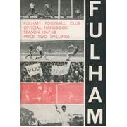 FULHAM FOOTBALL CLUB OFFICIAL HANDBOOK 1967-68