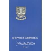 SHEFFIELD WEDNESDAY FOOTBALL CLUB OFFICIAL HANDBOOK 1966-67