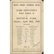 WEST INDIES V LEARIE CONSTANTINE