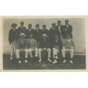 KENT XI (TUNBRIDGE WELLS) 1904 CRICKET POSTCARD