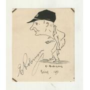 EMMOTT ROBINSON (YORKSHIRE) CRICKET AUTOGRAPH