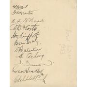 WEST INDIES 1933 (V GLAMORGAN) CRICKET AUTOGRAPHS