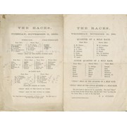 ETON COLLEGE ATHLETICS PROGRAMME 1869 - FEATURING ARTHUR LYTTELTON AND LORD HARRIS