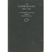 BARBARIAN RECORDS - A COMPLETE RECORD OF THE BARBARIAN FOOTBALL CLUB 1890-1932