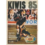 KIWIS 85 (NEW ZEALAND RUGBY LEAGUE TOUR OF ENGLAND) OFFICIAL BROCHURE