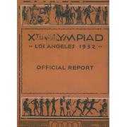 THE GAMES OF THE XTH OLYMPIAD: LOS ANGELES 1932 OFFICIAL REPORT