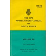 THE 1978 PROTEA CRICKET ANNUAL OF SOUTH AFRICA