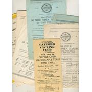 CATFORD CYCLING CLUB TIME TRIAL OFFICIAL RESULTS 1950 TO 1958