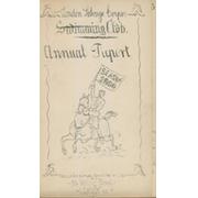 LONDON SALVAGE CORPS SWIMMING CLUB ANNUAL REPORTS 1899-1903