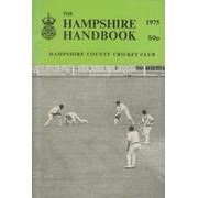 HAMPSHIRE COUNTY CRICKET CLUB ILLUSTRATED HANDBOOK 1975