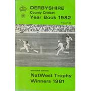DERBYSHIRE COUNTY CRICKET YEAR BOOK 1982