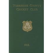 YORKSHIRE COUNTY CRICKET CLUB 1913 [ANNUAL]