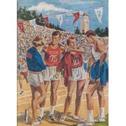 USA V USSR DUAL TRACK AND FIELD MEETS 1962 (STANFORD STADIUM) OFFICIAL PROGRAMME