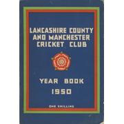 OFFICIAL HANDBOOK OF THE LANCASHIRE COUNTY AND MANCHESTER CRICKET CLUB 1950
