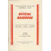 DONCASTER ROVERS OFFICIAL HANDBOOK 1961-62