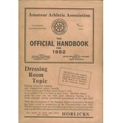 AMATEUR ATHLETIC ASSOCIATION HANDBOOK 1952