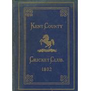 KENT COUNTY CRICKET CLUB 1932 [BLUE BOOK]