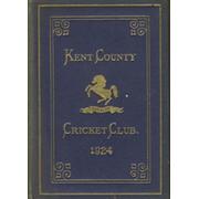 KENT COUNTY CRICKET CLUB 1924 [BLUE BOOK]