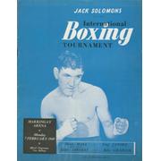 RINTY MONAGHAN V TERRY ALLEN 1949 BOXING PROGRAMME