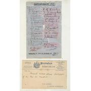 BIRMINGHAM CITY FOOTBALL CLUB AUTOGRAPHS 1930-31