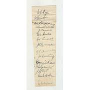 NEW ZEALAND (TOUR OF ENGLAND) 1937 CRICKET AUTOGRAPHS