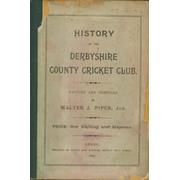 A HISTORY OF THE DERBYSHIRE COUNTY CRICKET CLUB