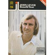 JOHN LEVER (ESSEX) 1980 CRICKET BENEFIT BROCHURE