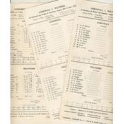 CORNWALL V WILTSHIRE 1962-65 CRICKET SCORECARDS (3)