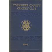 YORKSHIRE COUNTY CRICKET CLUB 1903 [ANNUAL]