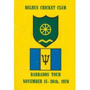 BELHUS CRICKET CLUB (TOUR TO BARBADOS) 1976 CRICKET BROCHURE