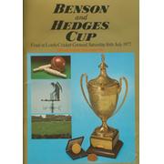 KENT V GLOUCESTERSHIRE 1977 (LORD