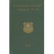 YORKSHIRE COUNTY CRICKET CLUB 1919 [ANNUAL]