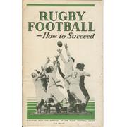 RUGBY FOOTBALL: HOW TO SUCCEED