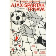 AJAX V SPARTAK TRNAVA 1969 (EUROPEAN CUP SEMI-FINAL) FOOTBALL PROGRAMME