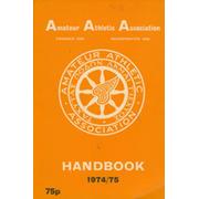 AMATEUR ATHLETIC ASSOCIATION HANDBOOK 1974/75