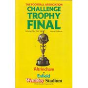 ALTRINCHAM V ENFIELD 1982 (F.A. CHALLENGE TROPHY FINAL) FOOTBALL PROGRAMME