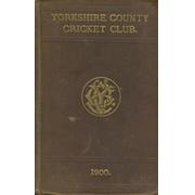 YORKSHIRE COUNTY CRICKET CLUB 1900 [ANNUAL]