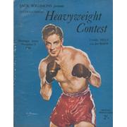 FREDDIE MILLS V JOE BAKSI 1946 BOXING PROGRAMME